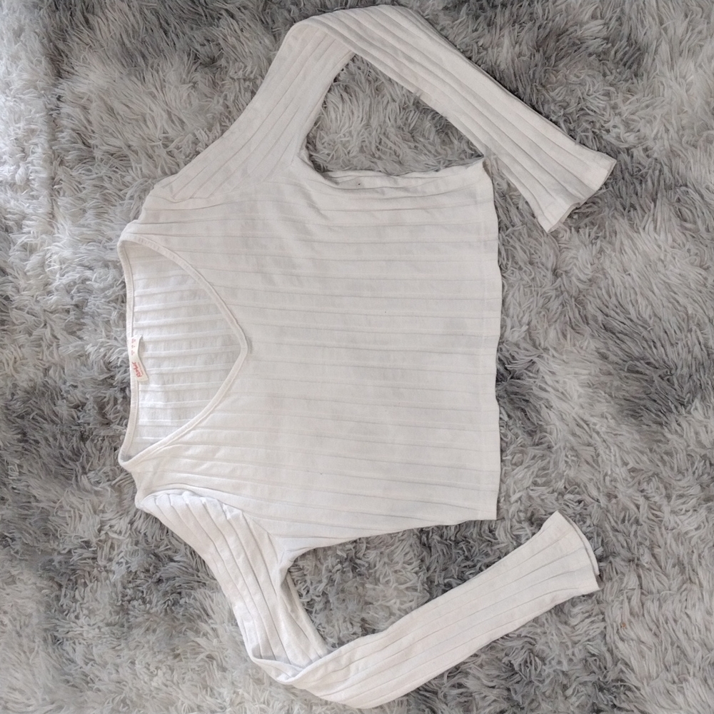 Long sleeve crop top